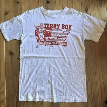 90년대 미치노쿠 프로레슬링 TERRY BOY T셔츠