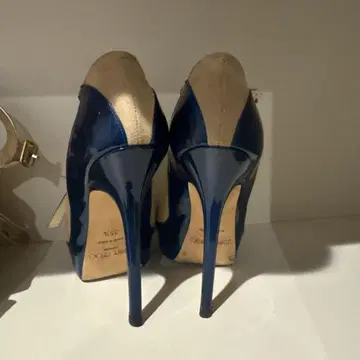 Jimmy Choo 하이힐 펌프스 네이비/베이지