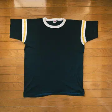 초레어! 블랙 무지! 60s70s vintage 풋볼 셔츠 MASON