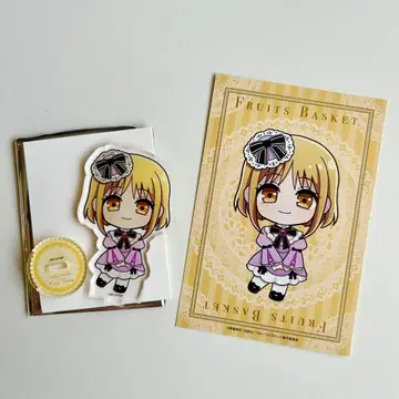 후르츠 바스켓 프린세스 카페 아크릴 스탠드 특전 카드 키사