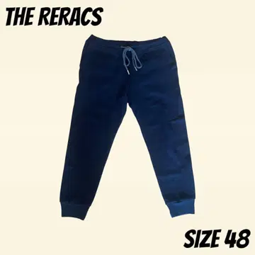 THE RERACS 네이비 스웨트 팬츠
