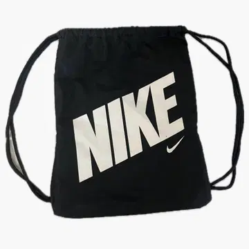 NIKE 블랙 짐색 드로우 스트링 냅색