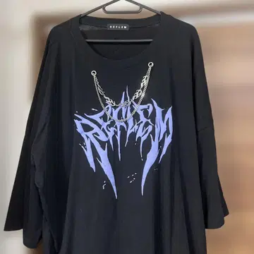 리프렘 그래픽 T셔츠 블랙