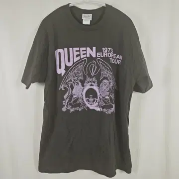 QUEEN 1973 EUROPEAN TOUR T셔츠 L 사이즈 블랙