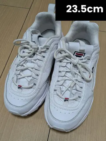 [ FILA ] 화이트 스니커즈 / 23.5cm