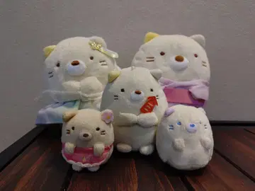 스미코구라시 고양이 봉제 인형 5개 세트
