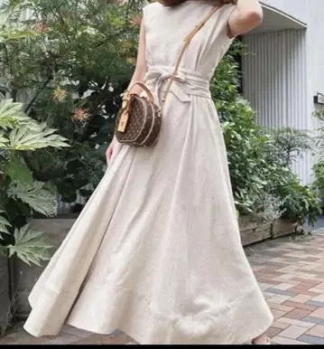 sheller 셰리에 린넨 레이디 원피스 아이보리