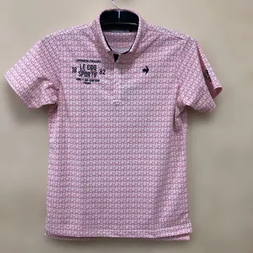 LE COO SPORTIF 남성용 골프 셔츠 핑크