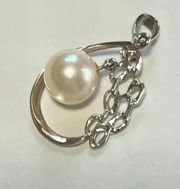 8.5mm 진주와 실버 참