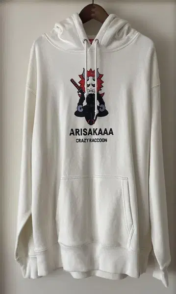 CR ARISAKAAA 후드티 화이트 L 사이즈