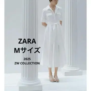 ZARA ZW COLLECTION 포플린 미디 원피스 M 사이즈