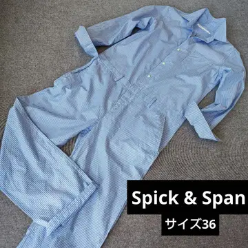Spick & Span 파랑 스트라이프 올인원 사이즈 36