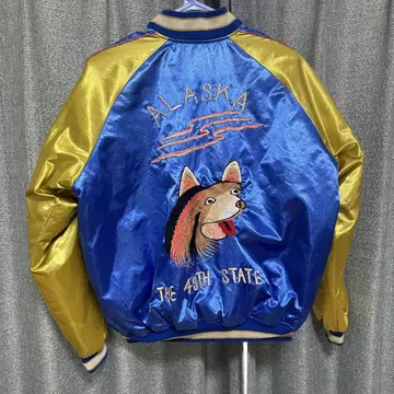 REVERSIBLE SOUVENIR JACKET 알래스카 스카잔 빈티지