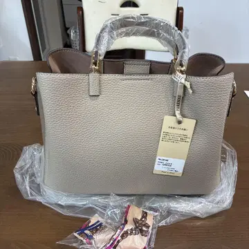그레이지 핸드백 합성 피혁 스카프 장식 포함