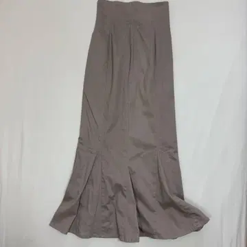 SNIDEL 하이웨스트 헴 플레어 스커트 그레이 베이지 GBEG 0