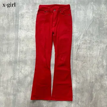 엑스걸 [S] 데님 청바지 부츠컷 플레어 실루엣 슬림