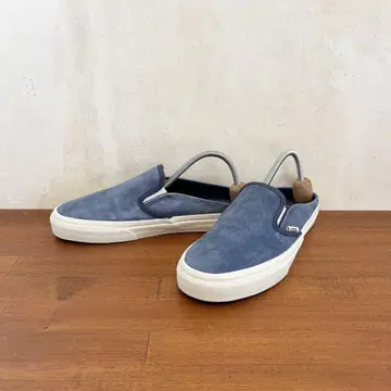새상품급 반스 슬립온 뮬 25.0cm 스웨이드 네이비
