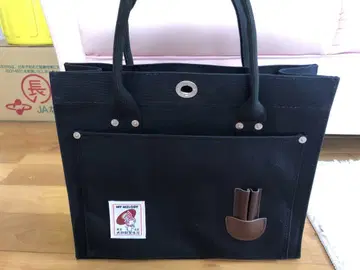 이누지루시 가방 제작소 x 마이멜로디 블랙 토트백