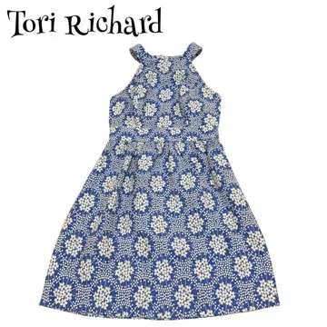 Tori Richard 토리리차드 슬리브리스 원피스 하와이 꽃무늬