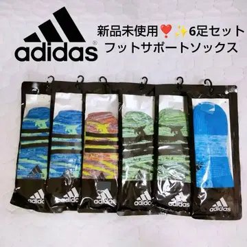 미사용 새상품 adidas 발 서포트 삭스 6세트