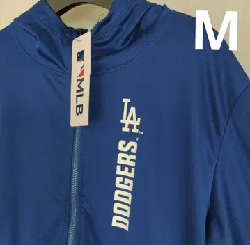 다저스 MLB 후드티 래쉬가드 집업 M 사이즈 블루