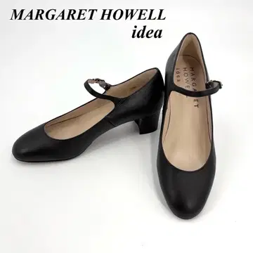 컨디션 최상 MARGARET HOWELL idea 펌프스 스트랩 블랙