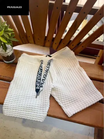 미사용 새상품 1PIU1UGUALE3 RELAX 와플 숏팬츠