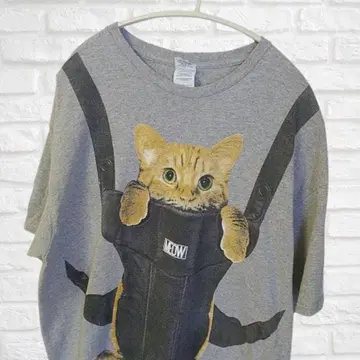 DELTA 베이비  2 하마다 타츠오미 고양이 MEOW 티셔츠