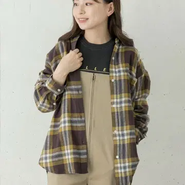 URBAN RESEARCH Sonny Label 긴팔 플란넬 셔츠