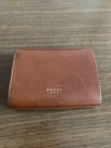 REVEL CRAFTS 레벨크라프트 미니 지갑 2.5단 가죽 지갑