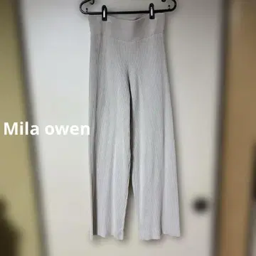 Mila Owen 베이지 와이드 팬츠 사이즈 0