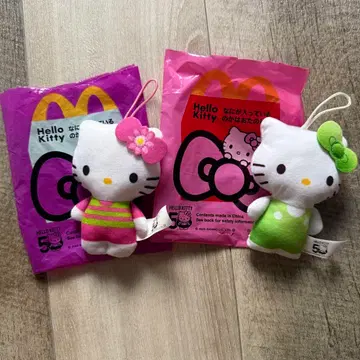 Hello Kitty 봉제 인형 세트 2개