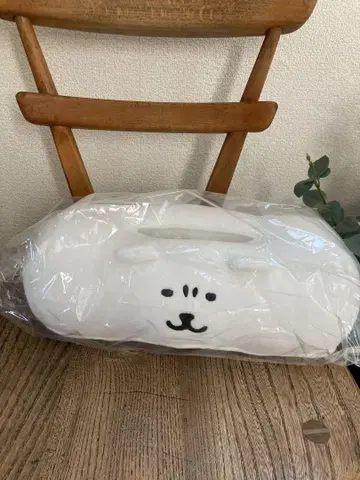 미사용 나가노의 곰 봉제 인형 티슈 커버 (문)