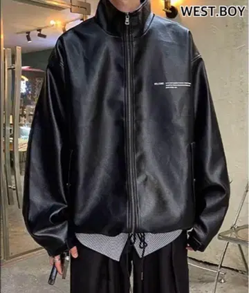 westboy PU 가죽 자켓