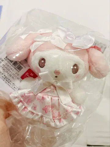 마이멜로디 쿠로미 마스코트 컬렉션 화이트 딸기 마스코트 홀더