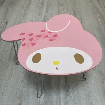 레어 마이멜로디 미니 테이블 페이스형 접이식 레트로