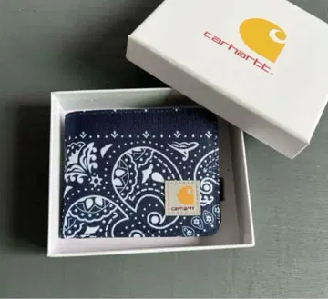 carhartt 반다나 패턴 반지갑