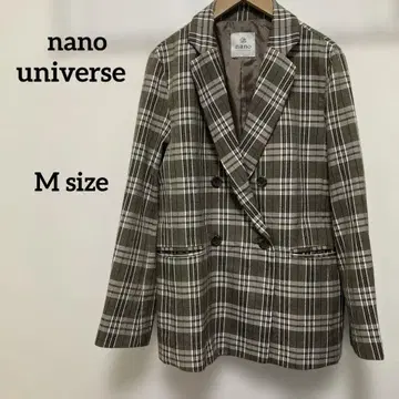 nano universe 나노 유니버스 체크 무늬 테일러드 재킷