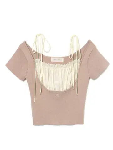 ANDMARY Mew frill tops pink