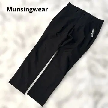 새상품급 musingwear 골프 팬츠 블랙 스트레이트 팬츠 속건성 소재