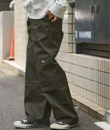 Dickies/디키즈 더블니 센터 프레스 워크 팬츠