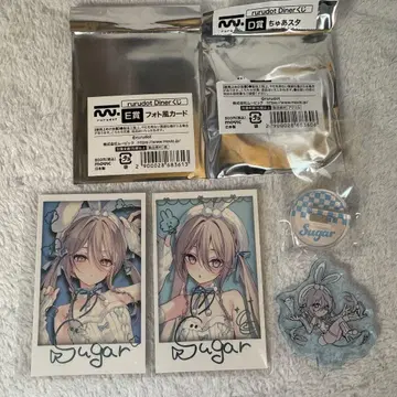 rurudo FALLEN POP UP SHOP 복권 슈가 2종 세트