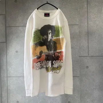 [레어] ZION MUSIC tee BOB MARLEY 써멀 롱T S