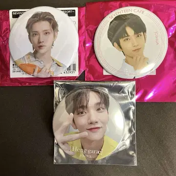 SEVENTEEN 조슈아 JOSHUA 캔뱃지 카페 헹가래