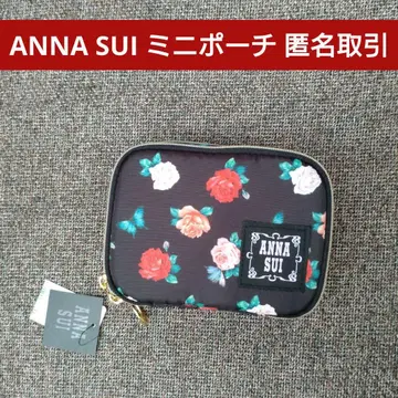 ANNA SUI 안나수이 2WAY 파우치 트래블 파우치 로즈 블랙