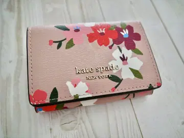 kate spade 꽃무늬 3단 폴더형 지갑