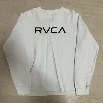 RVCA 화이트 맨투맨 M 사이즈