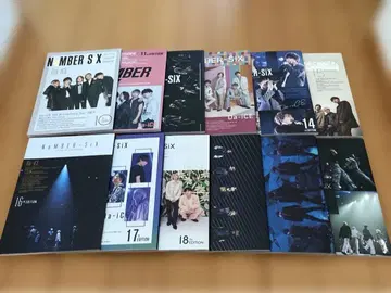 Da-iCE 회보지 NaMBER-SiX No.10~22 12권 세트