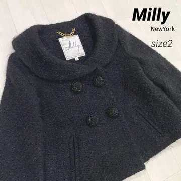 Milly New York 라메 트위드 자켓 코트