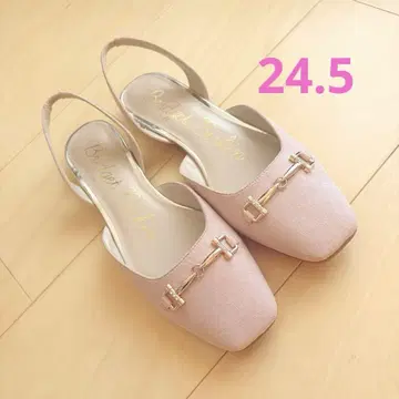 Bridget Birkin 핑크 플랫 샌들 뮬 펌프스 신발